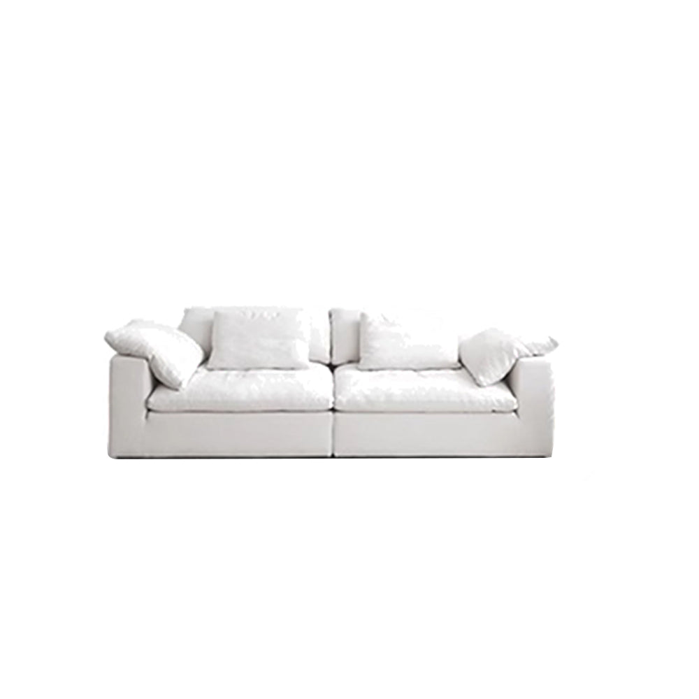LIVARA B306 Design Frameless 200/280cm Compressed Construction - Length Sofa White