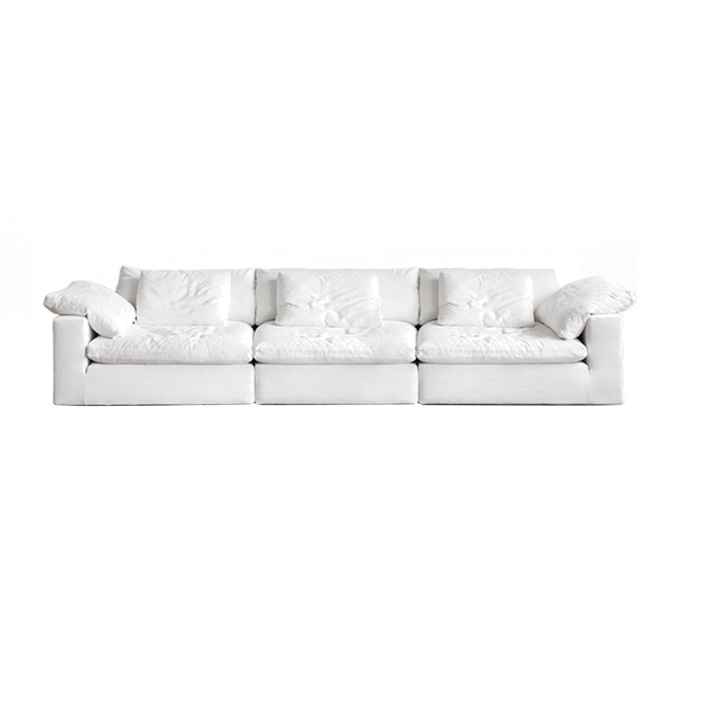 LIVARA B306 Design Frameless 200/280cm Compressed Construction - Length Sofa White
