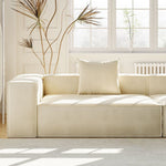 LIVARA B308 Design 200/300cm Length Frameless - Compressed Sofa Construction White