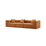 LIVARA B309 Length Construction Frameless 300cm - Sofa Comfort Compressed Design Plush Caramel