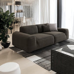 LIVARA B311 Seamless 240/260/280cm - Compressed Sofa Construction Length Frameless Black