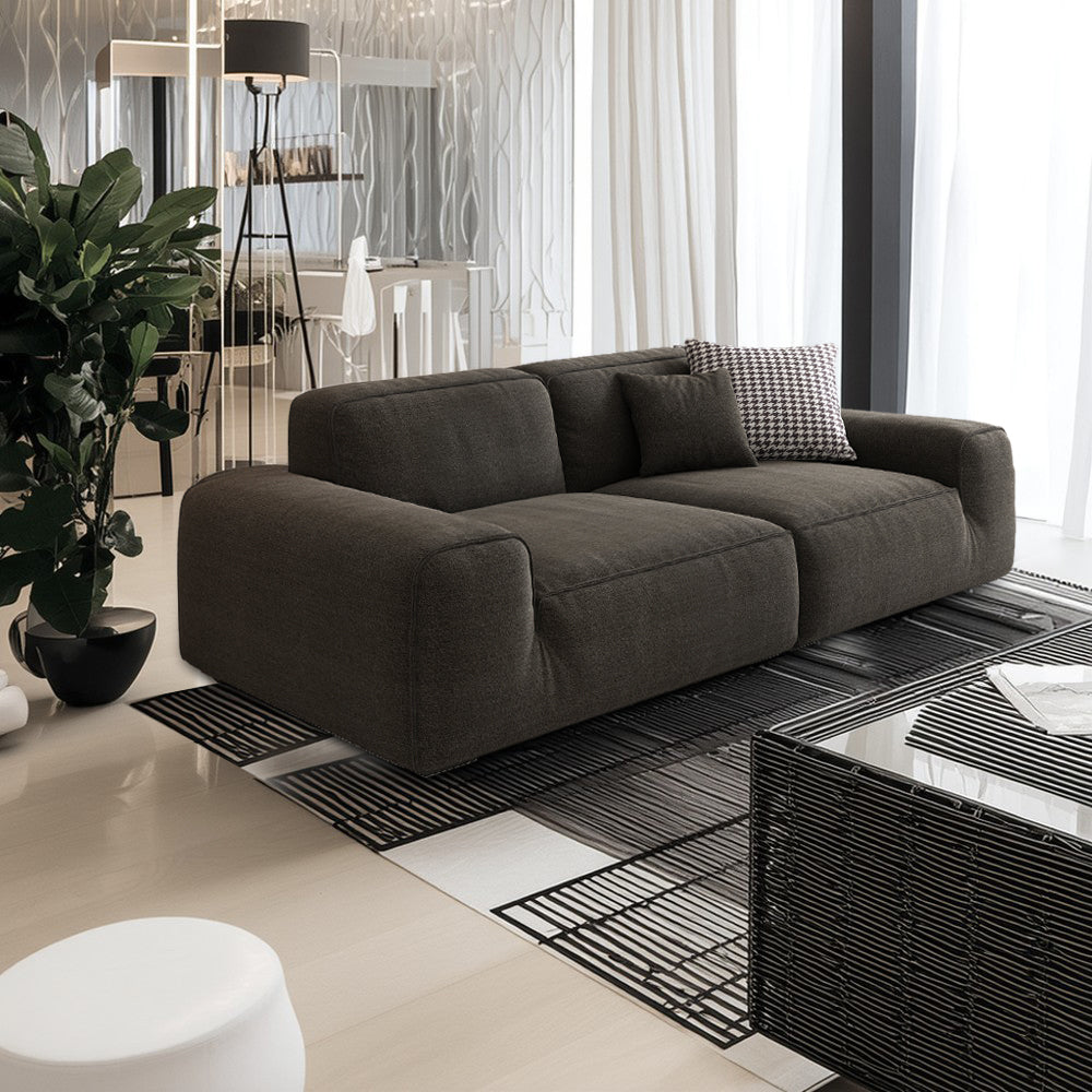 LIVARA B311 Seamless 240/260/280cm - Compressed Sofa Construction Length Frameless Black