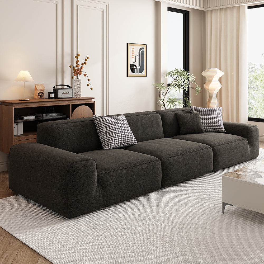 LIVARA B311 Seamless 240/260/280cm - Compressed Sofa Construction Length Frameless Black