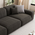 LIVARA B311 Seamless 240/260/280cm - Compressed Sofa Construction Length Frameless Black