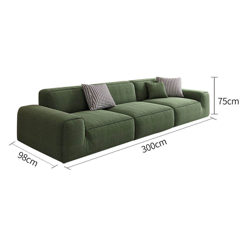 LIVARA B311 Sofa Length Compressed Seamless Frameless 300cm Construction