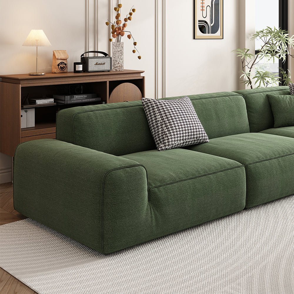 LIVARA B311 Sofa Length Compressed Seamless Frameless 300cm Construction