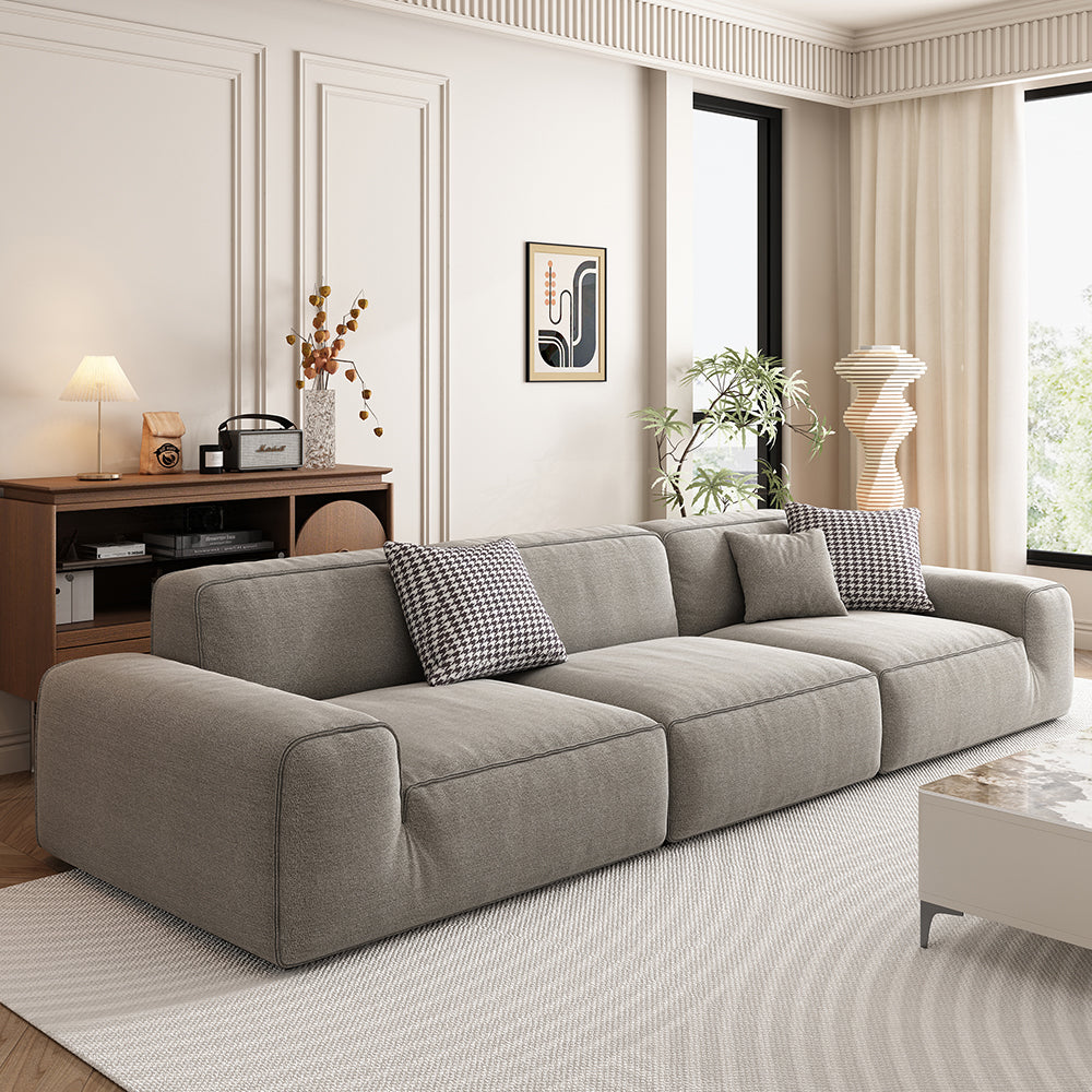 LIVARA B311 Sofa Length Compressed Seamless Frameless 300cm Construction