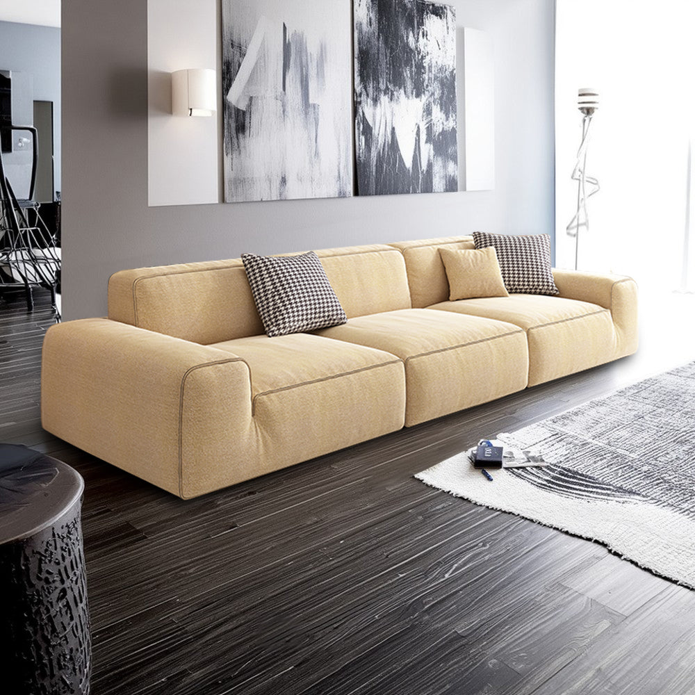 LIVARA B311 Sofa Length Compressed Seamless Frameless 300cm Construction