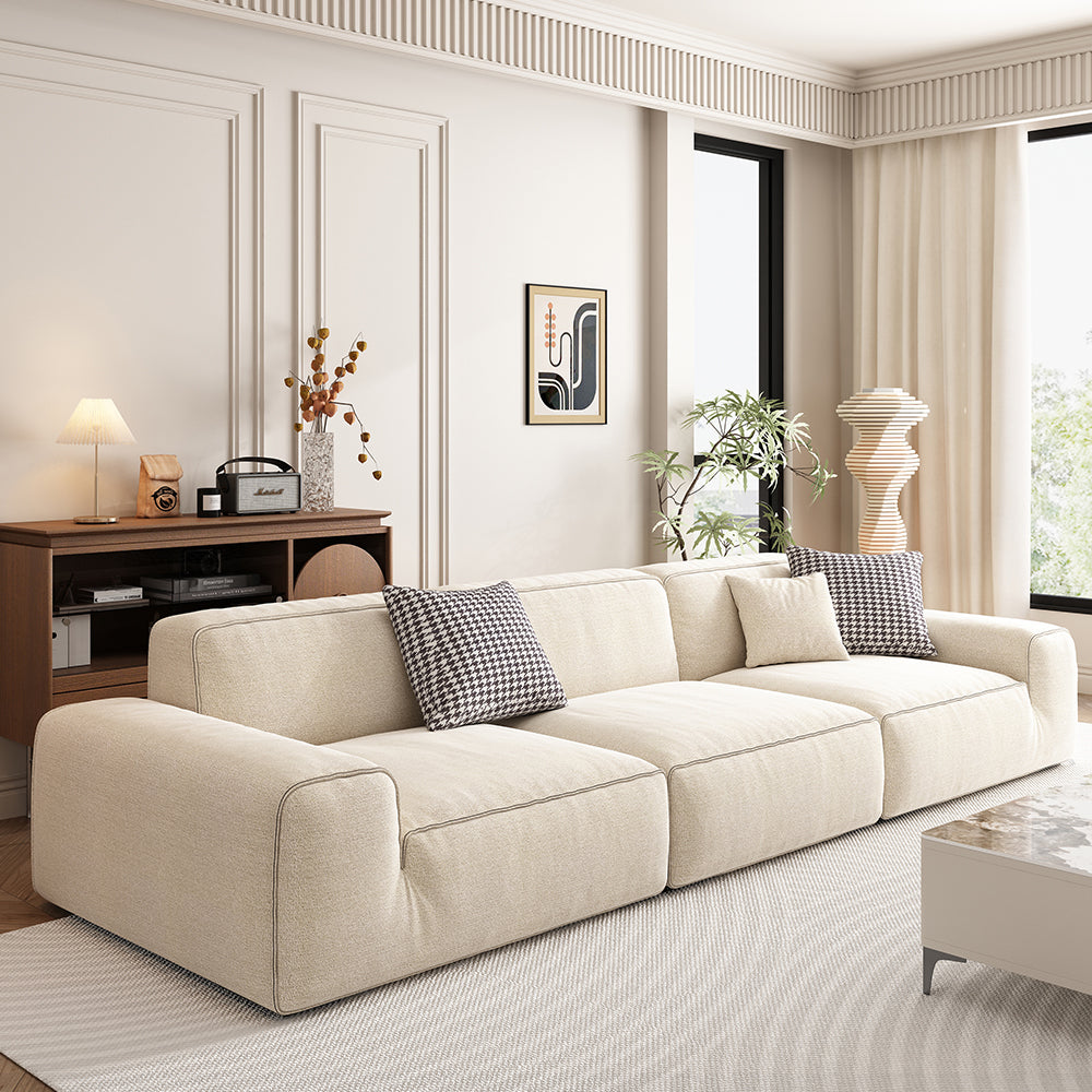 LIVARA B311 Sofa Length Compressed Seamless Frameless 300cm Construction