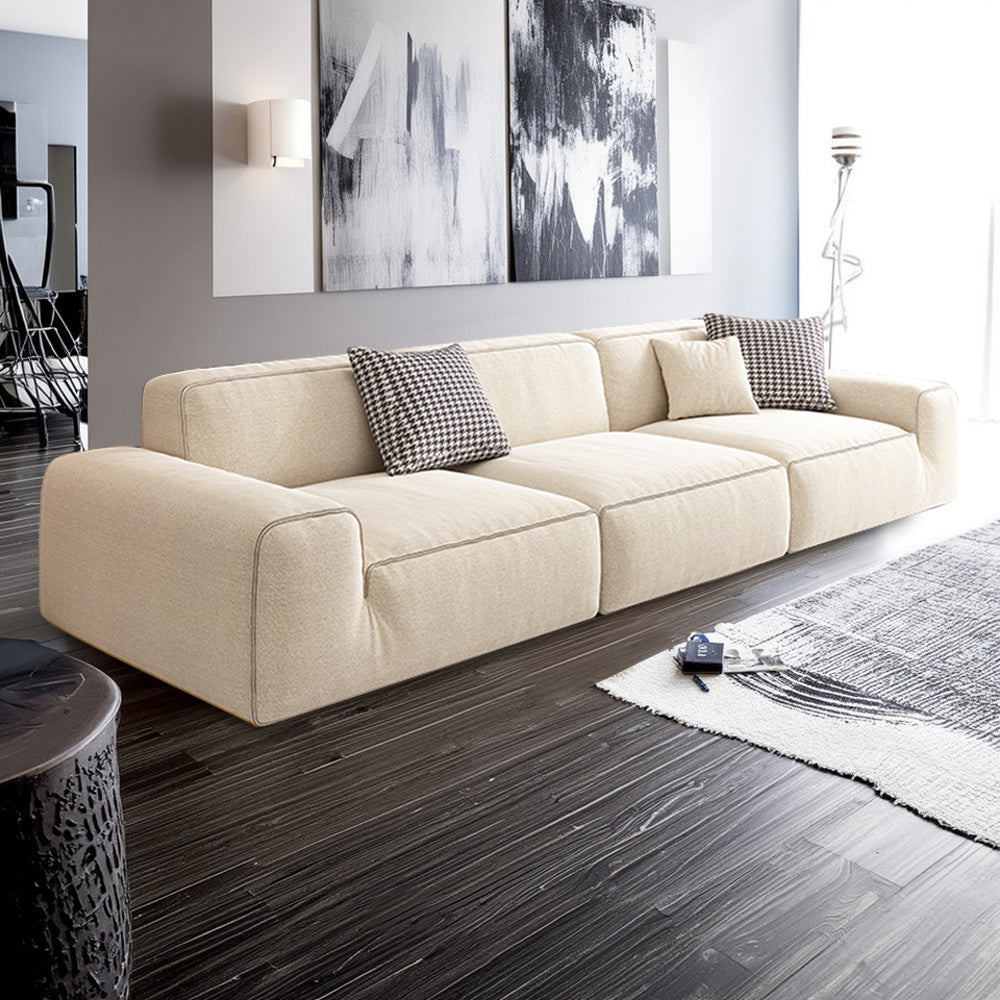 LIVARA B311 Sofa Length Compressed Seamless Frameless 300cm Construction