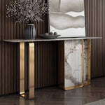 LIVARA CC1006 Console 120/140cm Stone Top Sintered Luxurious Style Table