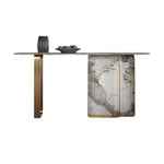 LIVARA CC1006 Console 120/140cm Stone Top Sintered Luxurious Style Table