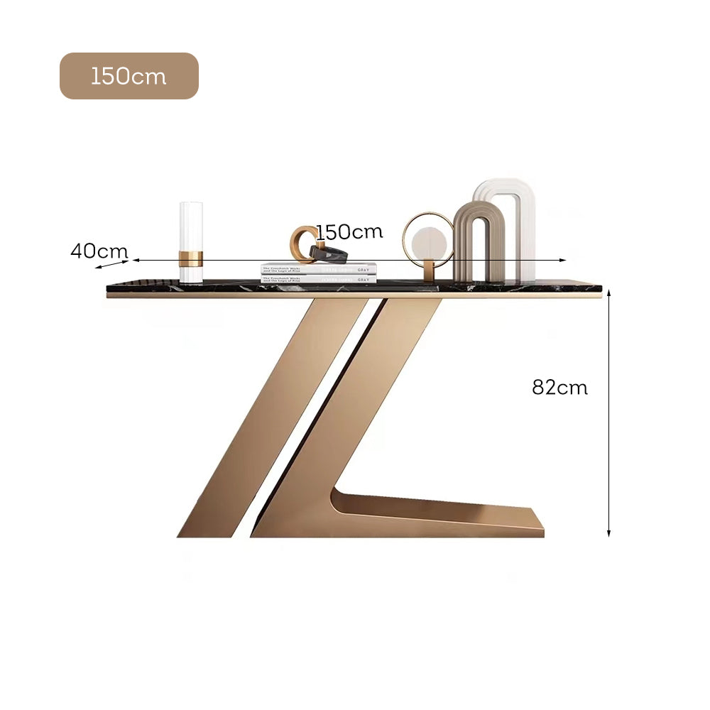 LUXORA CC1022 Console Sintered Table Length 120/150cm Stone Countertop