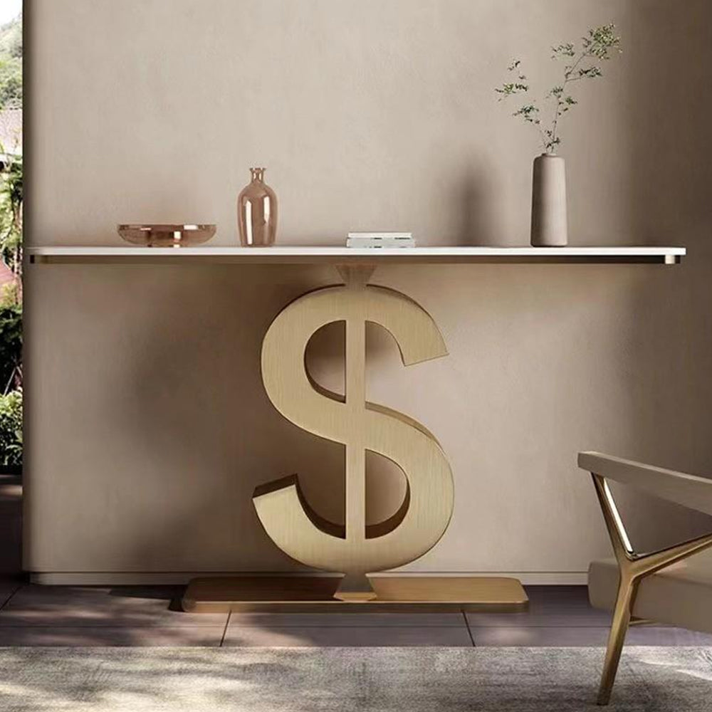 LUXORA CC1028 Sintered 120/150cm Length Console Table Stone Countertop