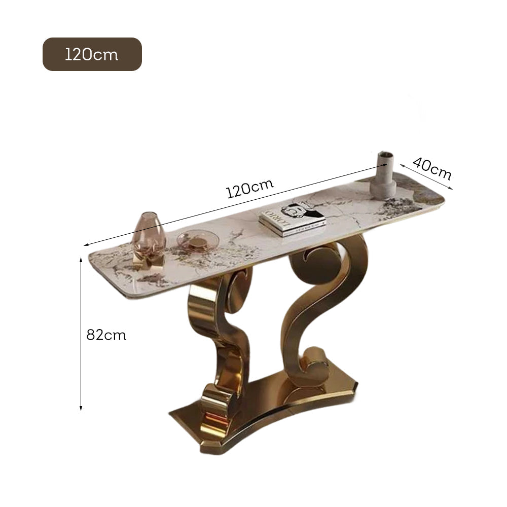 LUXORA CC1029 120/150cm Sintered Table Length Console Stone Countertop