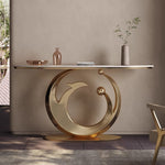 LUXORA CC1030 Table Stone Sintered Console 120/150cm Length Countertop