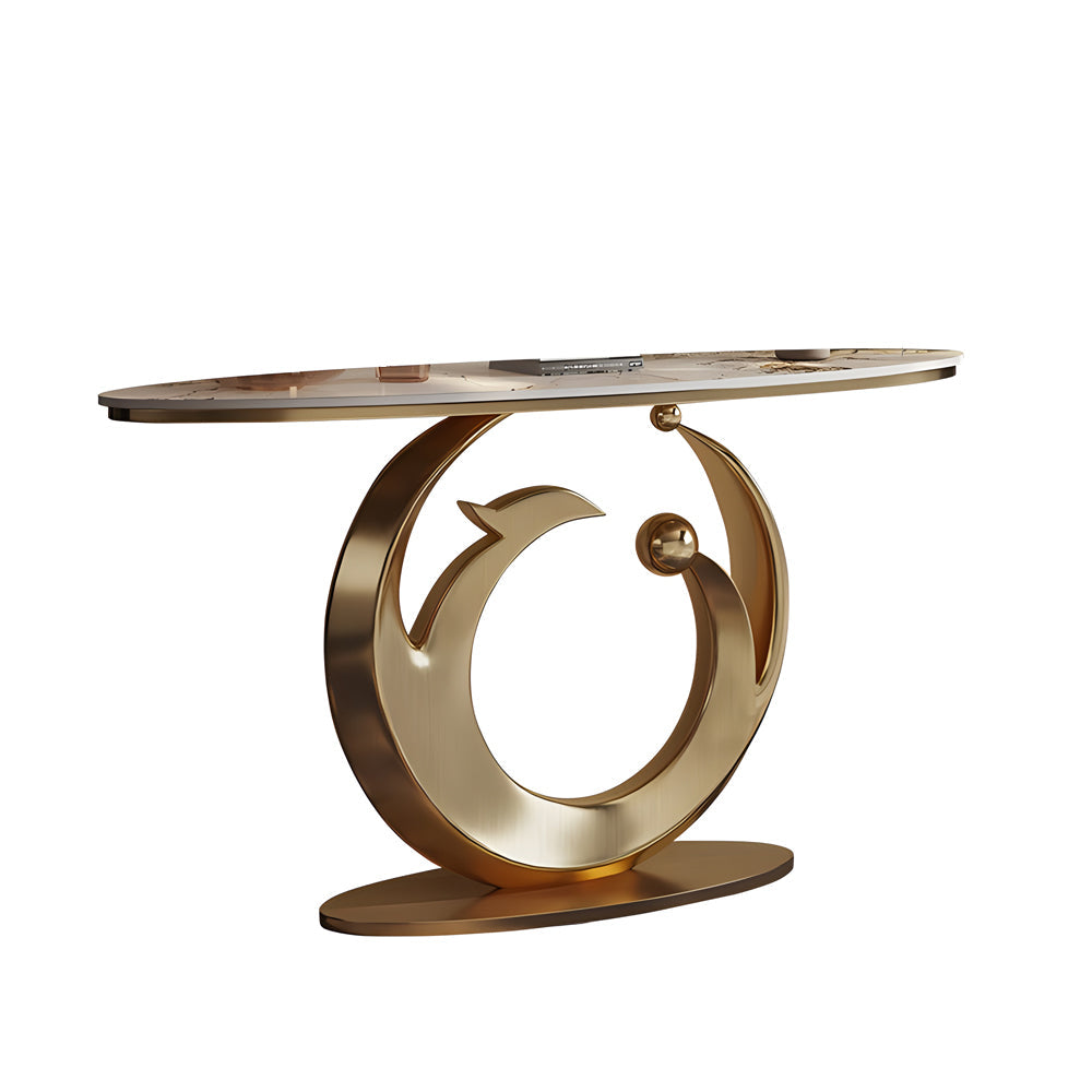 LUXORA CC1030 Table Stone Sintered Console 120/150cm Length Countertop