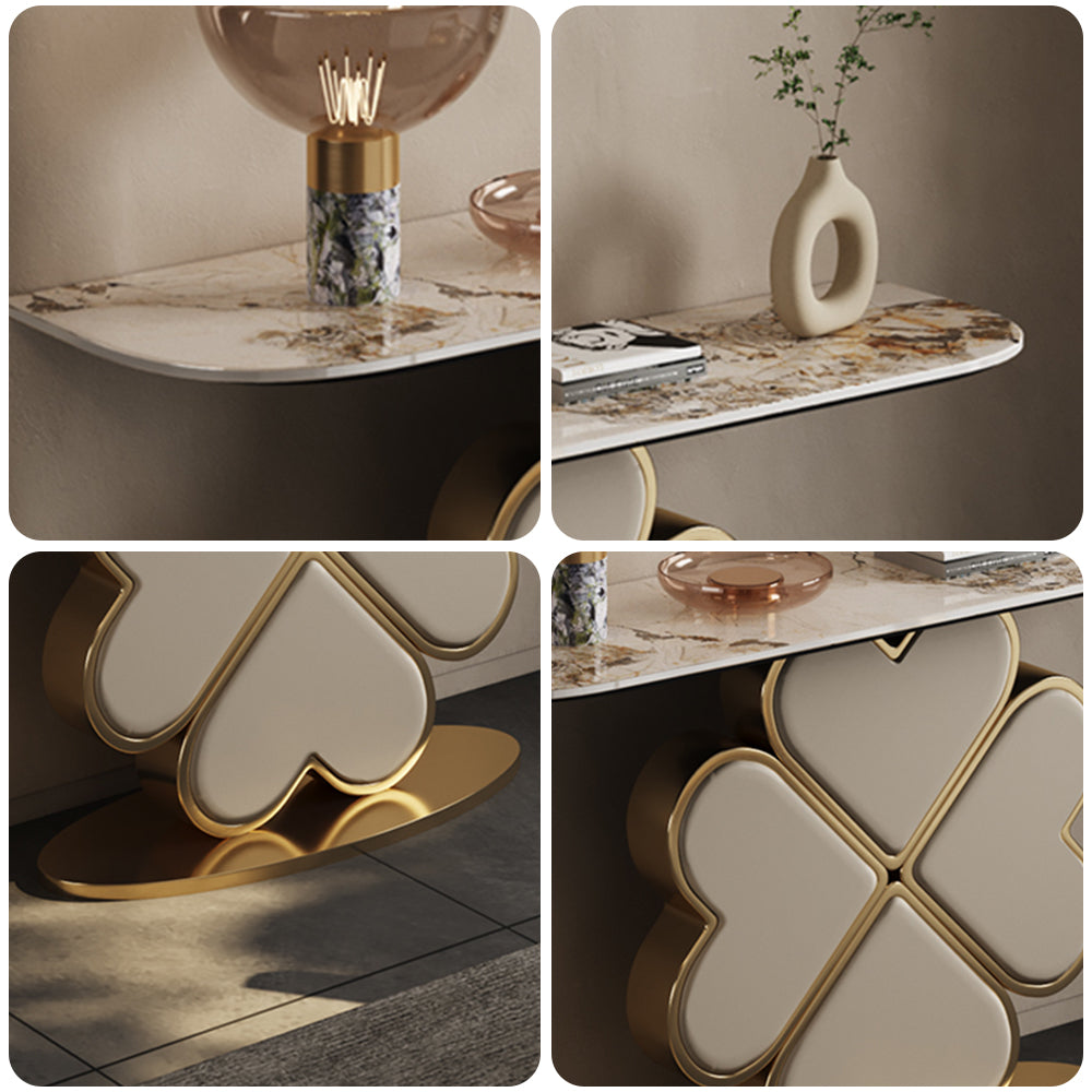 LUXORA CC1033 Sintered Table 120/150cm Length Stone Console Countertop