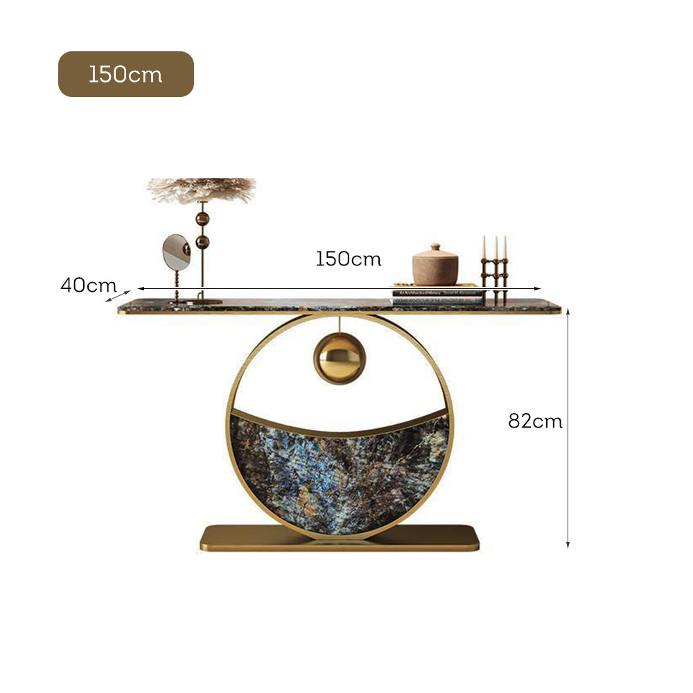 LUXORA CC1037 Length Stone Console Sintered 120/150cm Table Countertop