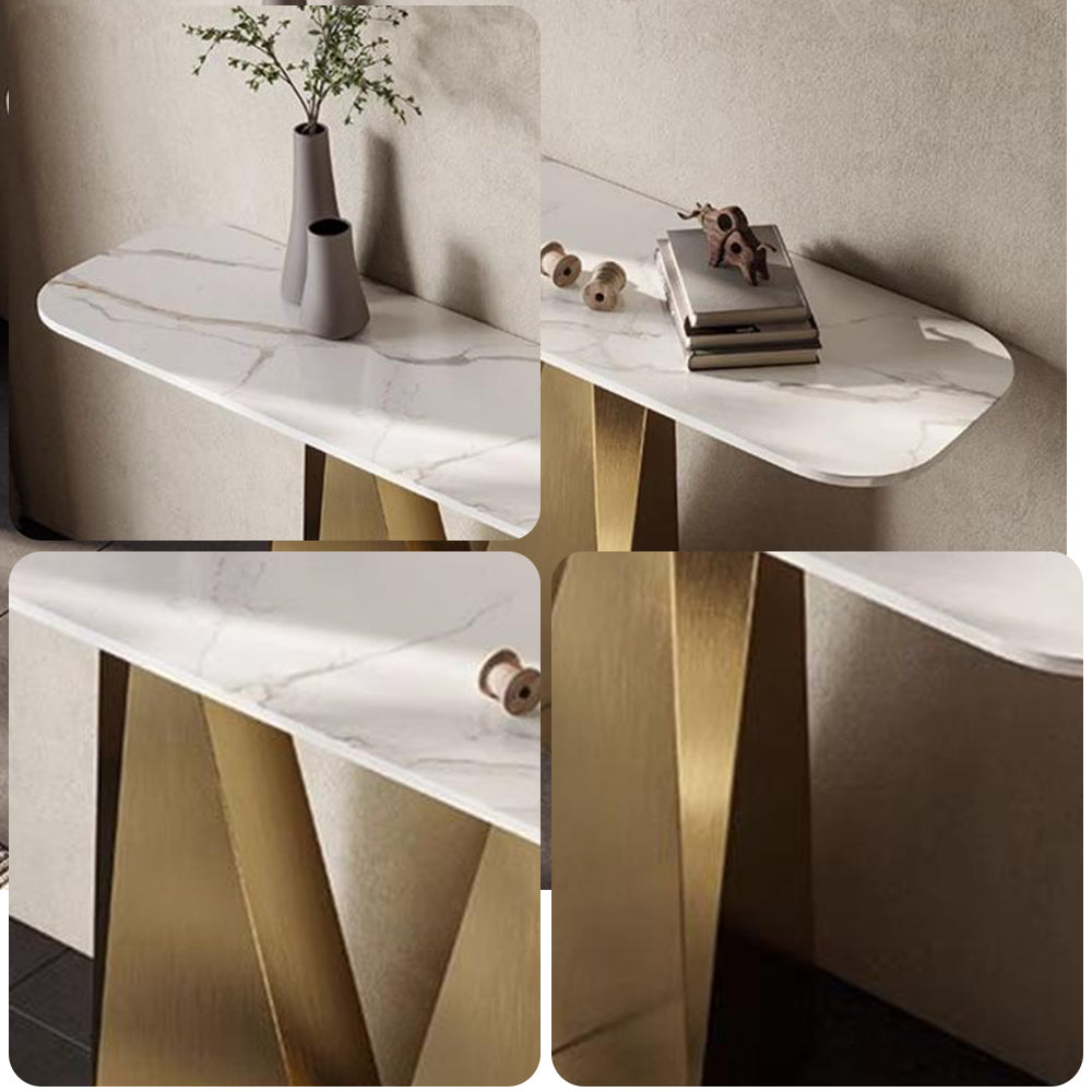 LUXORA CC1039 Table Sintered 140/150/160cm Length Console Stone Countertop