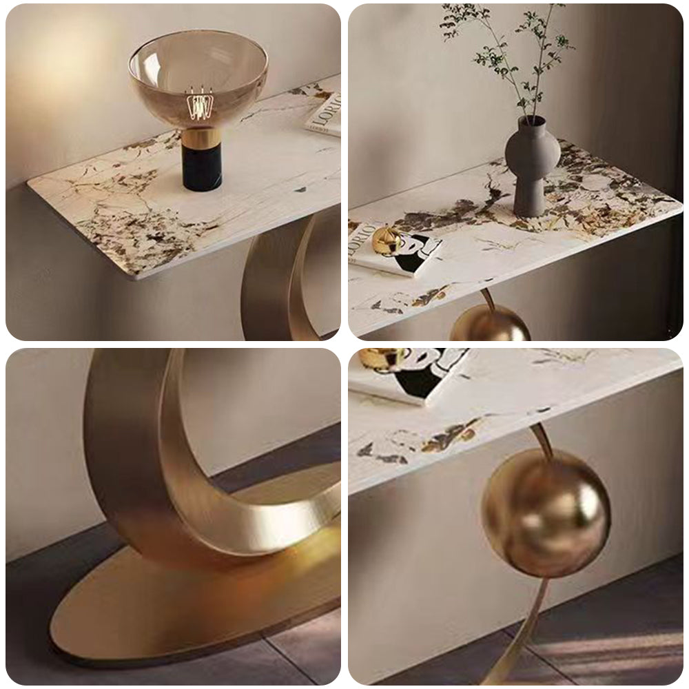 LUXORA CC1041 Table Sintered Length 140/150/160cm Stone Console Countertop