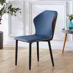 LIVARA DC1003 Luxury Light Style Dining Carbon Chair Modern Steel Legs