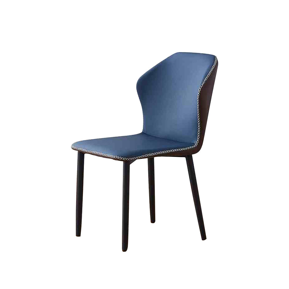 LIVARA DC1003 Luxury Light Style Dining Carbon Chair Modern Steel Legs