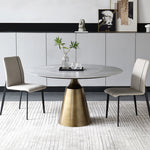 LIVARA DC1004 Carbon Faux Chair Steel Fabric Dining Leather Legs