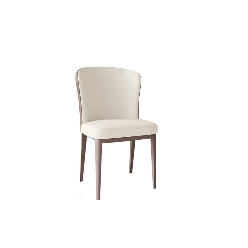 LIVARA DC1005 Carbon Steel Dining Faux Chair Fabric Leather Legs