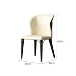 LIVARA DC1007 Fabric Leather Wood Faux Solid Chair Dining Frame