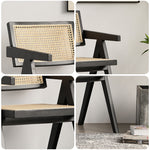 LIVARA DC1011 Material Rattan Solid Wood Dining Chair Frame