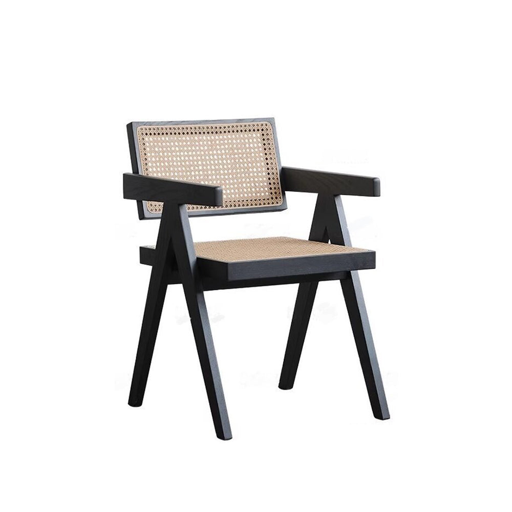 LIVARA DC1011 Material Rattan Solid Wood Dining Chair Frame