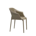 LIVARA DC1015 Wrought Chair Dining Saddle Leather Iron Legs