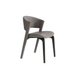 LIVARA DC1017 Leather Stainless Chair Dining Fabric Steel Faux Legs