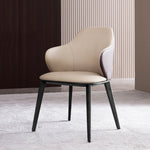 LIVARA DC1027 Carbon Chair Fabric Dining Leather Steel Faux Legs