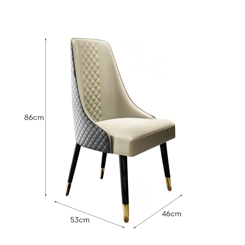 LIVARA DC1032 Chair Solid Style Light Wood Dining Luxury Modern Frame