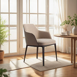 LIVARA DC1051 Wood Solid Chair Dining Style Simple Frame