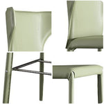 LIVARA DC1054 Fabric Leather Steel Bar Stool Carbon Saddle Legs