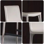 LIVARA DC1055 Leather Carbon Saddle Steel Stool Fabric Bar Legs