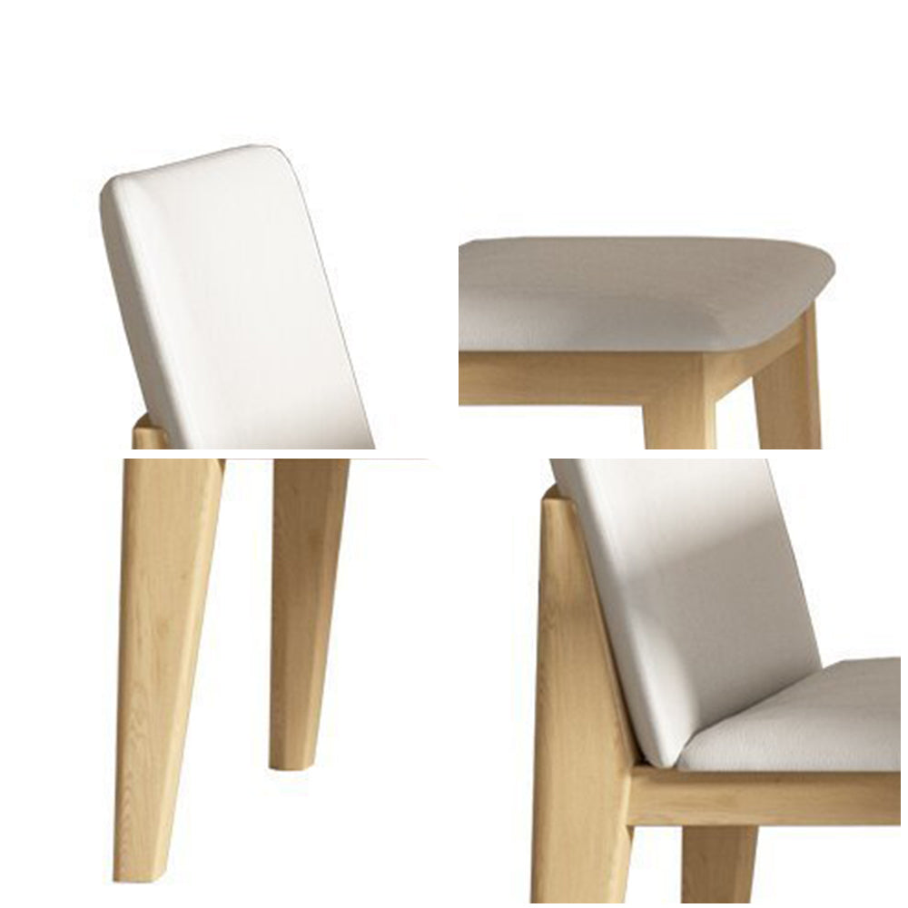 LIVARA DC1062 Dining Wood Minimalist Ash Style Chair Modern Frame