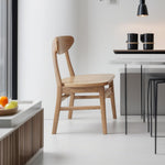 LIVARA DC1065 Sturdy Solid and Dining Wood Chair Durable