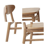 LIVARA DC1065 Sturdy Solid and Dining Wood Chair Durable