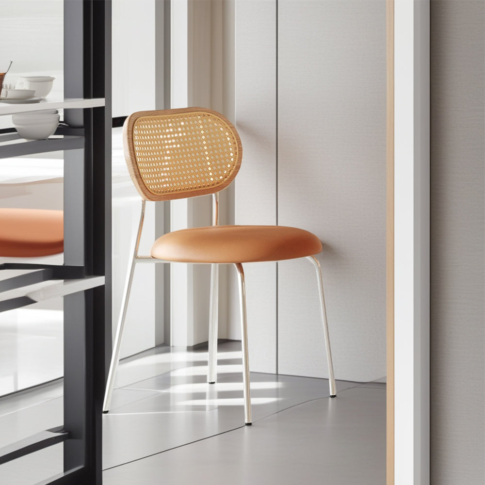 LIVARA DC1066 Steel Style Chair Stainless Dining Minimalist Legs