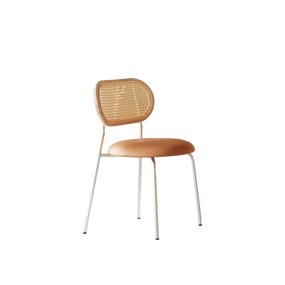 LIVARA DC1066 Steel Style Chair Stainless Dining Minimalist Legs