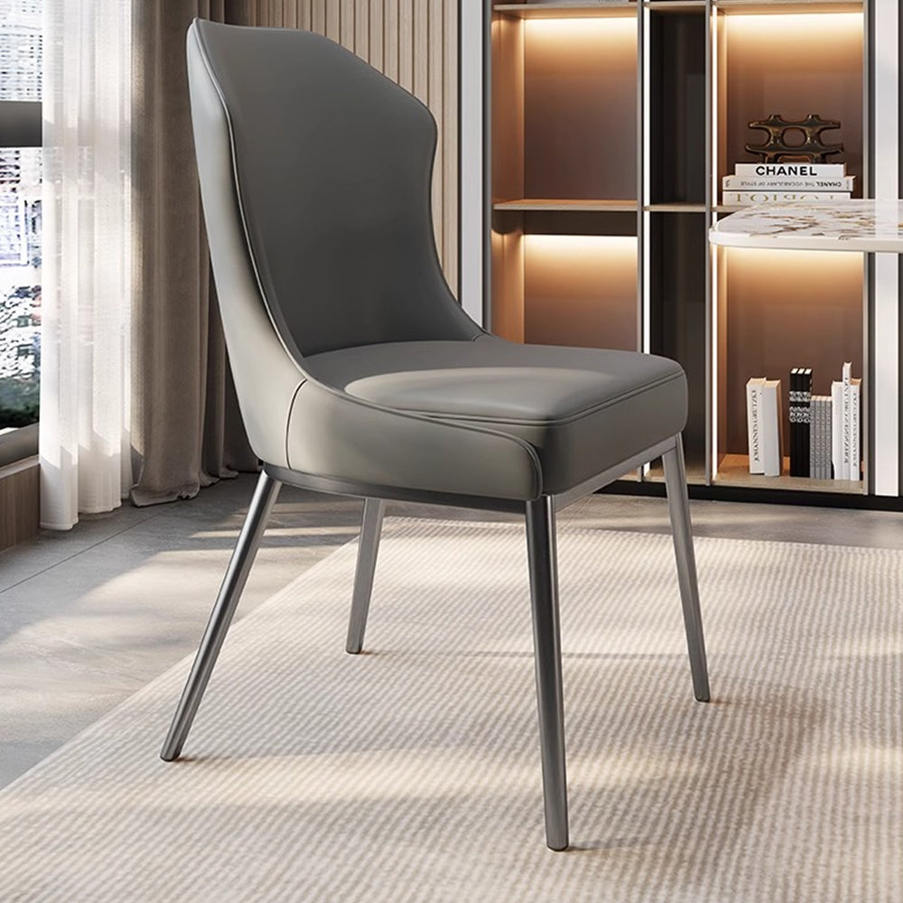 LIVARA DC1073 Chair Faux Padded Fabric Soft Dining Leather Cushion
