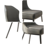 LIVARA DC1073 Chair Faux Padded Fabric Soft Dining Leather Cushion