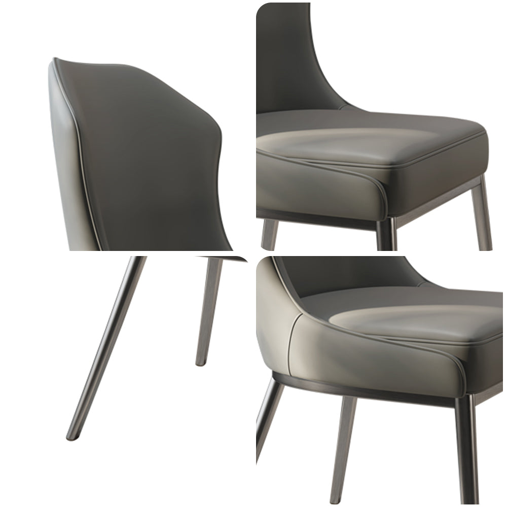 LIVARA DC1073 Chair Faux Padded Fabric Soft Dining Leather Cushion