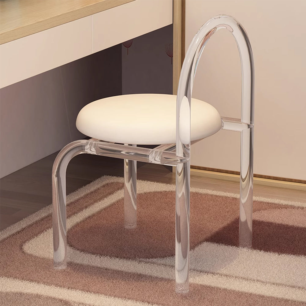 LIVARA DC1080 Minimalist Modern Acrylic Chair Material Dining Style