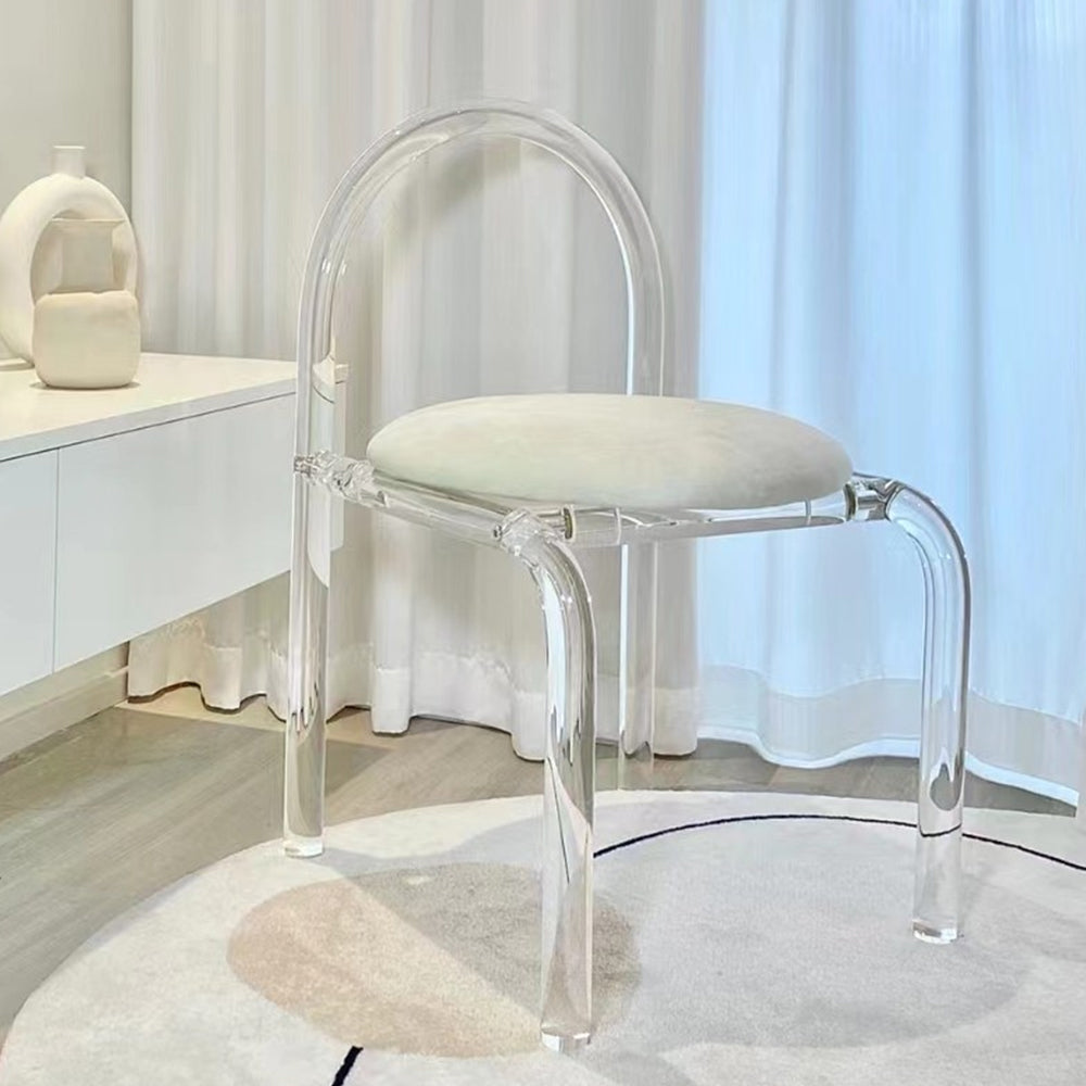 LIVARA DC1080 Minimalist Modern Acrylic Chair Material Dining Style