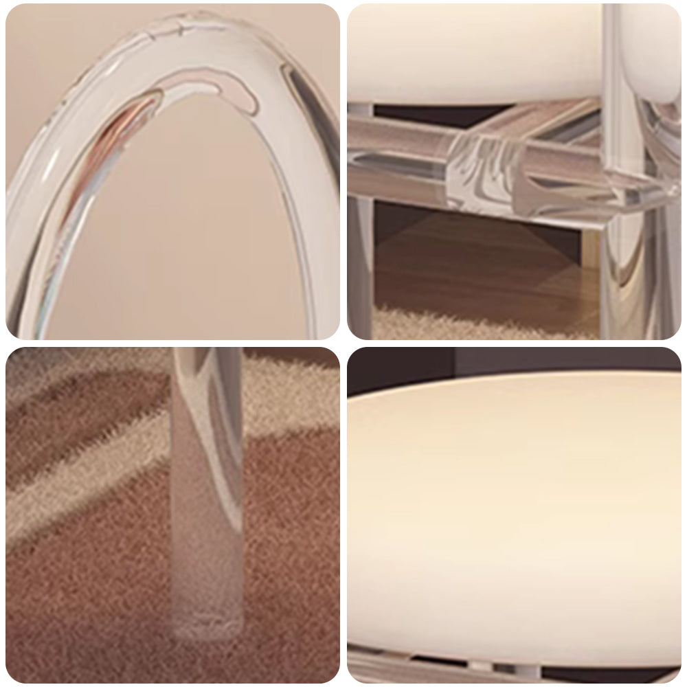LIVARA DC1080 Minimalist Modern Acrylic Chair Material Dining Style